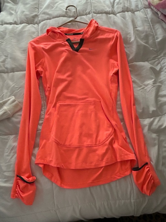 Nike Tops - Nike Dri Fit Orange Long Sleeve NWOT